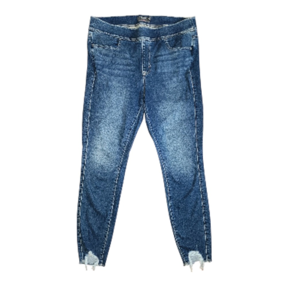 Torrid Jeans Womens Plus Size 1XT 1X Tall Blue‎ Denim Super Soft Lean Jean Comfy